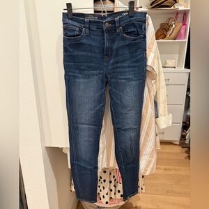 J. Crew Blue Skinny Jeans with Stretch and Tapered Fit